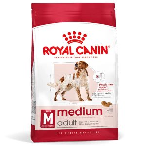 Сухой Корм Роял Канин Медиум Эдалт для Собак Средних Пород Весом от 11 до 25 кг.