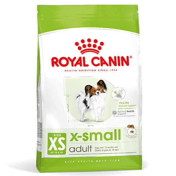 Сухой корм Royal Canin X-SMALL ADULT dog Сухой Корм Роял Канин Икс-Смол Эдалт для Собак Миниатюрных Размеров от 10 Месяцев до 8 Лет
