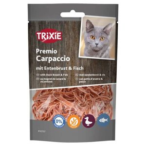 Лакомство Трикси Премио Карпаччо для Котов с Уткой и Рыбой Обеспечивают Энергией – 20г.