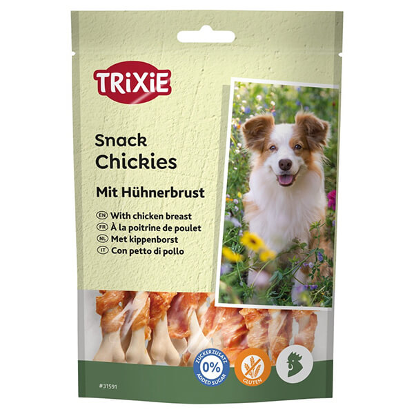 Лакомство Trixie PREMIO Chickies с курицей — 100г. Лакомство Трикси Премио Chickies для Собак с Мясом Курицы – 100г.