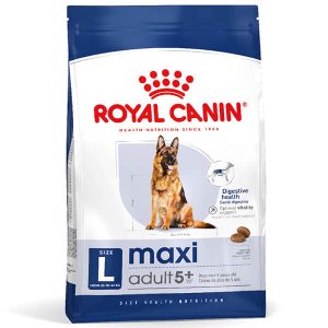 Сухой Корм Роял Канин Макси Эдалт 5+ для Пожилых, Старых Собак Крупных Пород в Возрасте от 5 до 8 Лет
