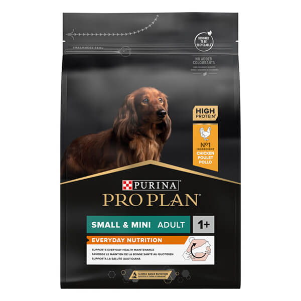 Сухой корм Pro Plan DOG ADULT SMALL & MINI Chicken - 3 кг. Сухой Корм Про План для Собак Малых, Мелких и Карликовых Пород с Курицей - 3 кг.