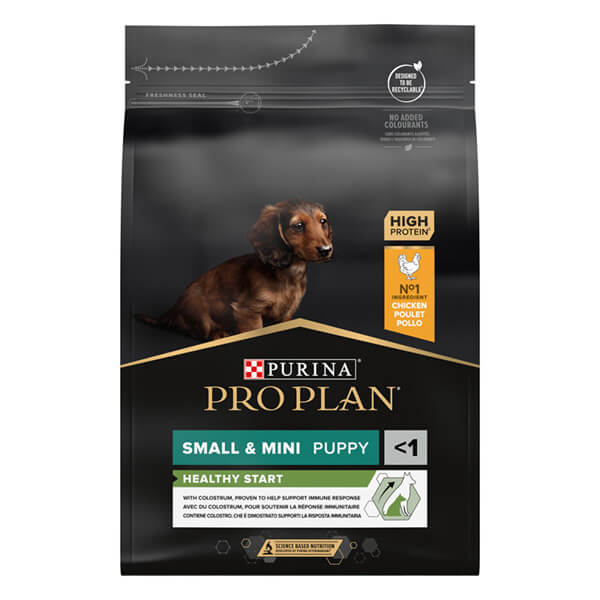 Сухой корм Pro Plan PUPPY SMALL & MINI Chicken - 3 кг. Сухой Корм Про План для Щенков, Беременных и Лактирующих Сук Малых, Мелких и Карликовых Пород с Курицей - 3 кг.