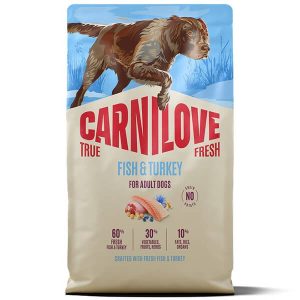 Carnilove True Fresh Dog Adult Fish & Turkey — сухой корм с рыбой и индейкой для взрослых собак, 4 кг